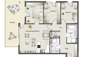 Seltenheit in Düsseldorf Derendorf! 
4 Zimmer, 300m² Garten, sicheres Familienumfeld & Tiefgarage – Die vollständige Adresse der Immobilie erhältst du vom Anbieter., 40476 Derendorf, Düsseldorf – Vorschaubild 27