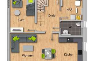 Neubau | Doppelhaushälfte in traumhafter Lage nahe dem Blauen See – Die vollständige Adresse der Immobilie erhältst du vom Anbieter., 30629 Misburg-Nord, Hannover – Vorschaubild 15