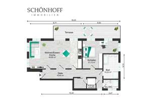 Exklusive KfW-40-Neubauwohnung | Flexibler Grundriss mit Potenzial für bis zu 4 Zimmer – Die vollständige Adresse der Immobilie erhältst du vom Anbieter., 49074 Gartlage, Osnabrück – Vorschaubild 9