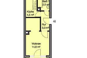 Schöne 1-Zimmerwohnung in der Innenstadt – Wunderburggasse 10, 90403 Altstadt, St. Sebald, Nürnberg – Vorschaubild 9