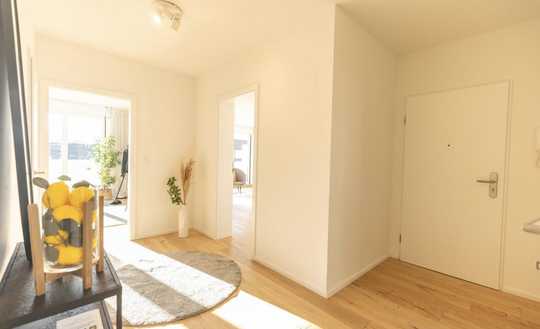 Modernisierte Wohnung mit Garten