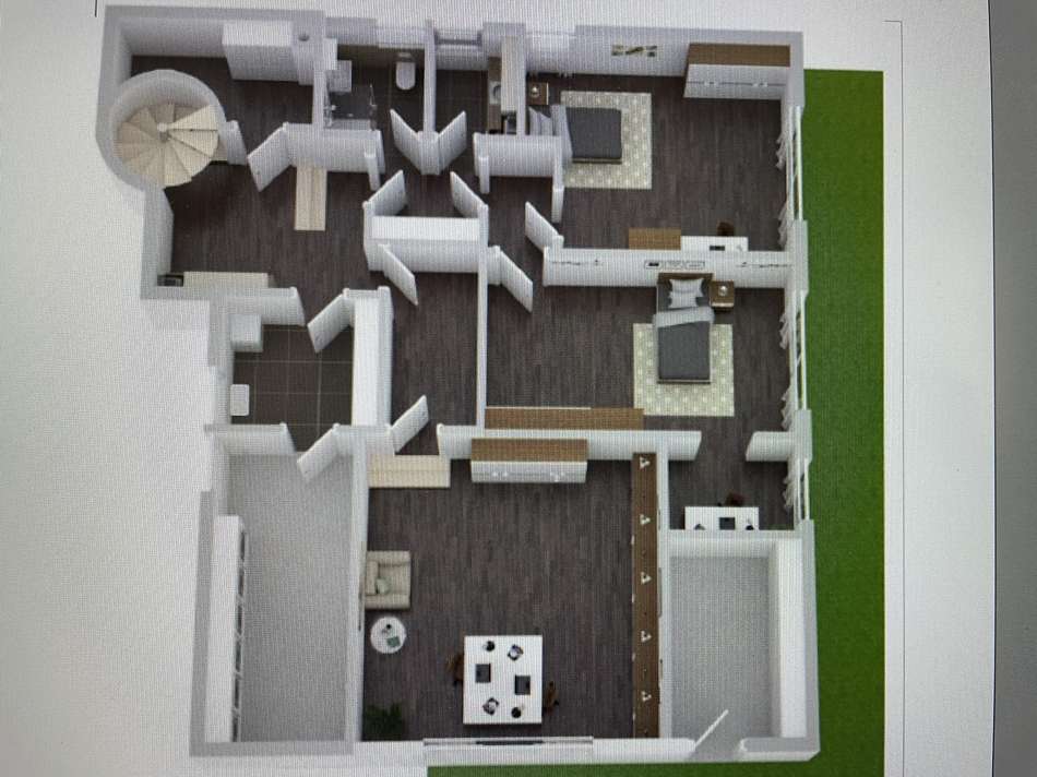 Grundriss  Visualisierung EG