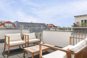Am Weinbergspark, Mitte: 2 Zimmer Penthouse, Aufzug, AC, Stellplatz, Süd-West-Terrasse ca. 25 m² – Die vollständige Adresse der Immobilie erhältst du vom Anbieter., 10119 Mitte (Ortsteil), Berlin – Vorschaubild 9