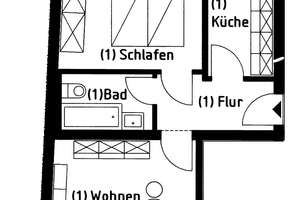 ...mit Miniterrasse und Balkon! - Süße 2-Raum in Schönau – Mühlgasse 1, 9116 Schönau, Chemnitz – Vorschaubild 35