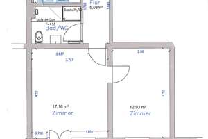 Sofort nutzbare 2-Zi-Wohnung mit Balkon/Wiga in Augsburg – Lützowstraße 3, 86163 Lechhausen-West, Augsburg – Vorschaubild 2