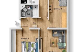 Bald bezugsfrei: Attraktive Wohnung mit Potenzial! – Die vollständige Adresse der Immobilie erhältst du vom Anbieter., 14480 Am Stern, Potsdam – Vorschaubild 6