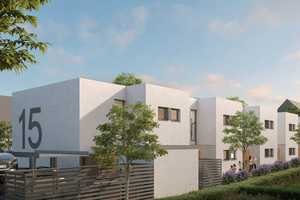 Neubau in der Wedemark: Modernes 3,5 Zimmer-Mittelhaus mit Garten und Terrasse – Mellendorfer Str. 15, 30900 Hannover (Kreis) – Vorschaubild 1