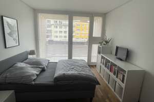 Nachmieter für befristete 1-Zimmer-Wohnung mit EBK und Balkon in Schwabing gesucht – Die vollständige Adresse der Immobilie erhältst du vom Anbieter., 80802 Münchner Freiheit, München – Vorschaubild 3