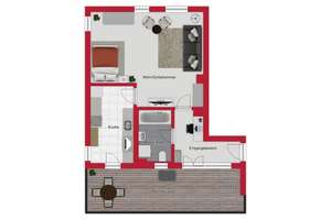Appartement mit Dachterrasse in Englschalking-Bogenhausen – Die vollständige Adresse der Immobilie erhältst du vom Anbieter., 81927 Johanneskirchen, München – Vorschaubild 11