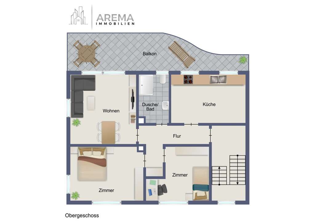 Immobilie in Schaafheim - Charmantes Zweifamilienhaus mit großem Garten und Entwicklungspotenzial - Bild 3