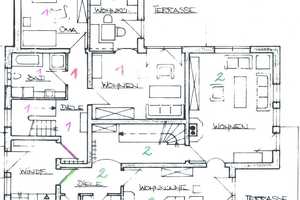 ruhig gelegenes, gepflegtes, großzügiges EFH mit ELW, Doppelgarage und großem Garten in Haiming – Altötting (Kreis) – Vorschaubild 3