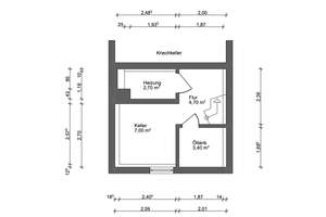 Schöner als jede Wohnung // kl. RHS Idyll mit  Garten nahe Park l.d. Weser / Renovierung.-bed. – Die vollständige Adresse der Immobilie erhältst du vom Anbieter., 28259 Kirchhuchting, Bremen – Vorschaubild 6