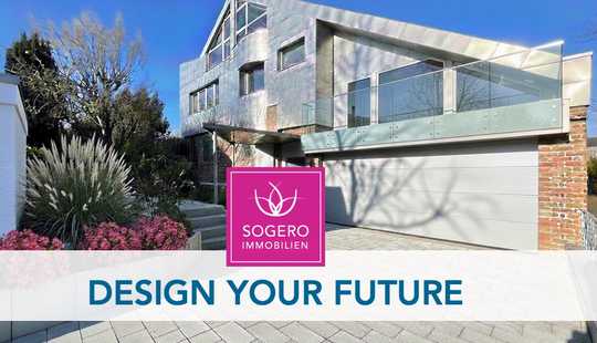 Bild von Dillingen - gross, ruhig, grün - 11Zi, 4xBad, 2xGarage, Blicke! 470m2 Wohn-Nutzfl.