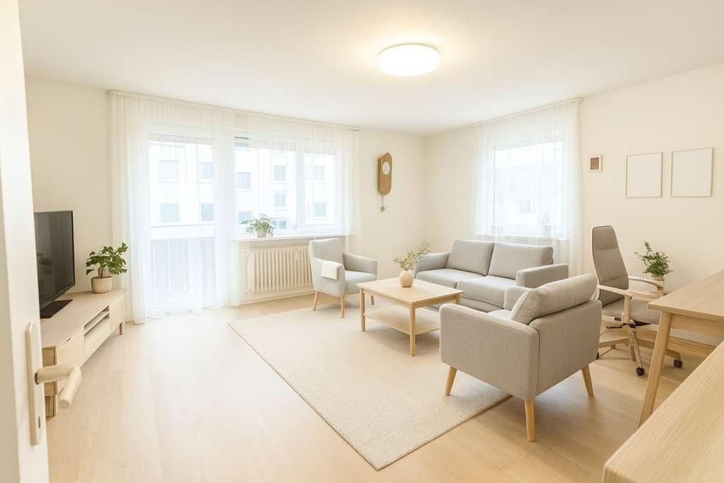 Immobilie in Neusäß - *Sofort Verfügbar! Für Familien & Investoren: Süd-West-Balkon, TG-Stellplatz, gute Wertperspektive* - Bild 1