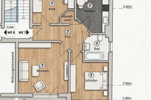 Helle 3-Zimmer-Wohnung mit ruhigem Balkon in Leipzig – Bergahornstraße 3, 4319 Engelsdorf, Leipzig – Vorschaubild 9