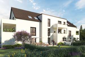 Letzte Chance! Gartenwohnung in TOP-Lage - KfW 40 QNG- 10% Wertvorteil + hohe Steuervorteile – Further Str. 3, 93059 Reinhausen, Regensburg – Vorschaubild 1