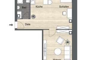 Studio-Feeling im Dachgeschoss, in Sichtweite des Hauptbahnhofes!
