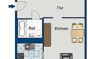 Sanierte 3-Zimmer Wohnung in Potsdam mit südwestlichen Balkon. – 14478 Schlaatz, Potsdam – Vorschaubild 3