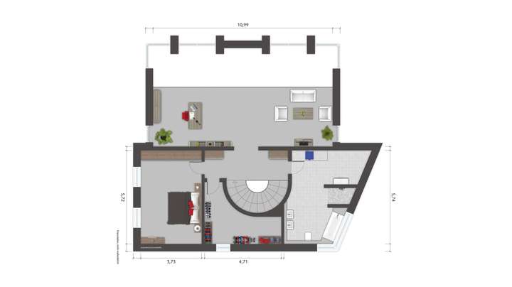 Grundriss, Obergeschoss