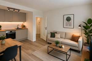 Frisch renovierte 2-Zimmer-Wohnung mit offener Wohnküche | MG-ZENTRUM – Bismarckstraße 74, 41061 Gladbach, Mönchengladbach – Vorschaubild 1