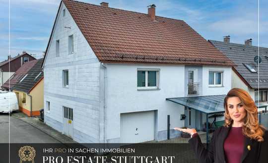 ZUHAUSE IM GLÜCK: Freistehendes Ein- bis Zweifamilienhaus mit Terrasse und Garage in ruhiger Lage.