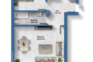 Große 2 Zimmer Wohnung mit eigenem Garten – Die vollständige Adresse der Immobilie erhältst du vom Anbieter., 81549 Balanstraße-West, München – Vorschaubild 9