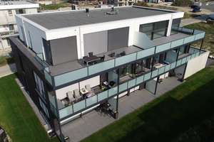 Luxus-Terrassenwohnung nach Süden, Wärmepumpe, Neubau, Glasfaser-Internet, hell, großzügig