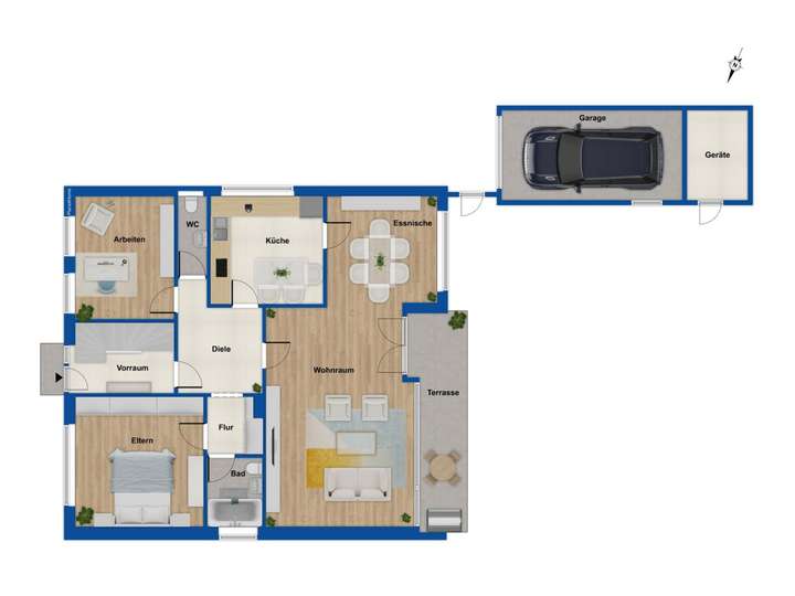 Grundriss - Erdgeschoss