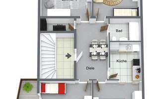 Bonn-Südstadt: 4 Zimmer mit Balkon – selbst einziehen oder clever als WG vermieten – Die vollständige Adresse der Immobilie erhältst du vom Anbieter., 53113 Gronau, Bonn – Vorschaubild 37