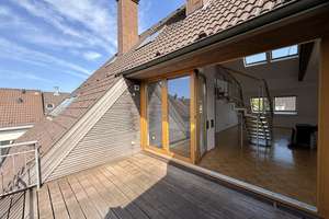*Schöne 4 Raum Maisonette Wohnung mit XL Dachterrasse*Kamin