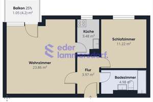 Kompakt, gepflegt und gut geschnitten – Ideale Wohnung für Eigennutzer und Anleger im Europaviertel – Die vollständige Adresse der Immobilie erhältst du vom Anbieter., 64293 Darmstadt-Nord, Darmstadt – Vorschaubild 10
