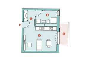 !!! Mainz Zollhafen - Leben am Wasser - funktionale 1-ZW mit Balkon !!! – Fischerhof 19, 55120 Mainz – Vorschaubild 10