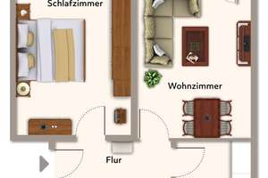 Attraktive Kapitalanlage: Vermietete 3-Zimmer-Wohnung mit Südbalkon im 2. Obergeschoss – Die vollständige Adresse der Immobilie erhältst du vom Anbieter., 14480 Am Stern, Potsdam – Vorschaubild 5