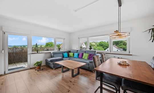 Modernisiertes 3-Zimmer-Wohnglück mit Balkon, Gartenparzelle & Stellplatz- Wohnen im Ortsteil Weiler