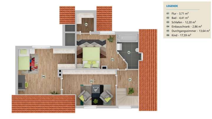 Grundriss Dachgeschoss