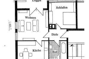 Ruhige 2-Zimmer Wohnung mit Balkon – Hiddenseestr. 4a, 33729 Heepen, Bielefeld – Vorschaubild 8