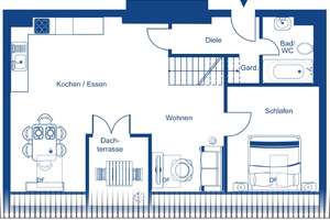 Wohnen im Grünen - Attraktive Maisonettewohnung mit Südterrasse – Die vollständige Adresse der Immobilie erhältst du vom Anbieter., 1277 Seidnitz/Dobritz, Dresden – Vorschaubild 9