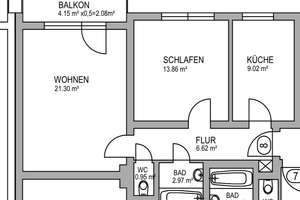 BEFRISTET: möblierte Wohnung in Laim zu vermieten – Die vollständige Adresse der Immobilie erhältst du vom Anbieter., 80686 Friedenheim, München – Vorschaubild 1