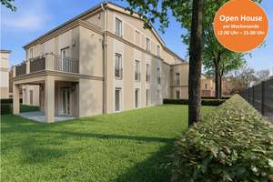 GEBORGEN IM GRÜNEN - STILVOLLE 2 ZIMMER GARTENWOHNUNG AM SCHLOSSPARK