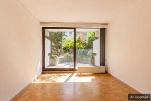 Ruhiges 1-Zimmer-Apartment mit Südterrasse und Duplex-Stellplatz in der Maxvorstadt