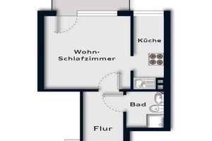 Gut angebundene 1-Zimmer Wohnung Holsterhausen - Uniklinik-nah – Savignystraße 30, 45147 Essen – Vorschaubild 8