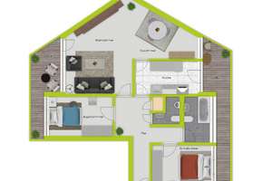 3-Zimmer Wohnung mit zwei Loggien und Tiefgaragenstellplatz in Köln-Westhoven – Die vollständige Adresse der Immobilie erhältst du vom Anbieter., 51149 Westhoven, Köln – Vorschaubild 16