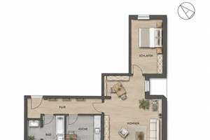 2-Zimmer-Altbauwohnung mit Balkon im Leipziger Waldstraßenviertel – Die vollständige Adresse der Immobilie erhältst du vom Anbieter., 4105 Zentrum-Nordwest, Leipzig – Vorschaubild 13