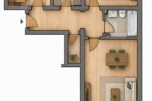 Bezugsfreie 3-Zimmer Wohnung mit Südterrasse in ruhiger Seitenstraße – renovierungsbedürftig – Die vollständige Adresse der Immobilie erhältst du vom Anbieter., 81373 Land in Sonne, München – Vorschaubild 7