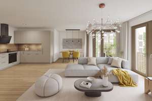Hochwertige und geräumige 4-Zimmer-Wohnung mit Balkon in urbanem Stadtquartier – Die vollständige Adresse der Immobilie erhältst du vom Anbieter., 70372 Veielbrunnen, Stuttgart – Vorschaubild 3