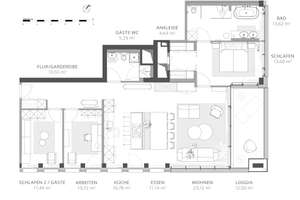 Zuhause mit Weitsicht - 4,5-Zi. Wohnung im Stuttgarter Tor – Unter den Linden 4, 72762 Reutlingen-Mitte, Reutlingen – Vorschaubild 9