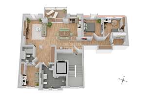 Stilvolle Stadtwohnung mit Loftcharakter und großer Balkonterrasse – Die vollständige Adresse der Immobilie erhältst du vom Anbieter., 4177 Altlindenau, Leipzig – Vorschaubild 11