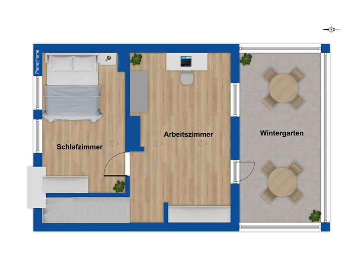 Grundriss Obergeschoss