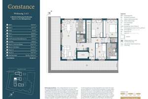 Constance: Penthouse mit bulthaup b3 Premiumküche und herrliche Dachterrasse (32 m²) – Die vollständige Adresse der Immobilie erhältst du vom Anbieter., 53115 Bonn-Zentrum, Bonn – Vorschaubild 3
