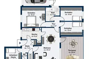 Bungalow im Dornröschenschlaf 
Top-Lage mit Eigentumsgrundstück – Wolfsburg – Vorschaubild 15